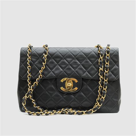 chanel classic black flap bag price|chanel classic flap black jumbo.